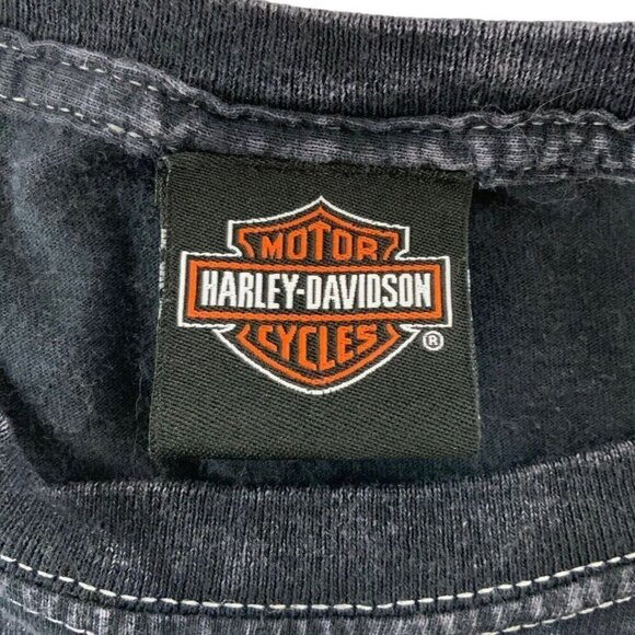 Harley-Davidson Speed Power Womens T-Shirt Medium Black Doc's HD St Louis Mo - Picture 5 of 6